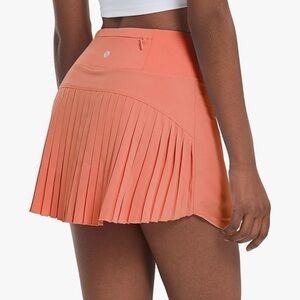 Baleaf Women's Mini Pleated Skirt in Coral